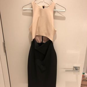 Pink & Black Cocktail Dress by Elizabeth and James